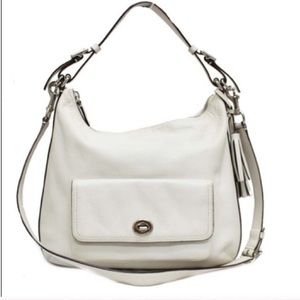 Coach Off-White Leather Hobo shoulder/crossbody Bag